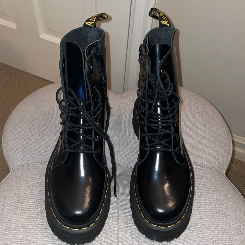 JADON SMOOTH LEATHER PLATFORM BOOTS
